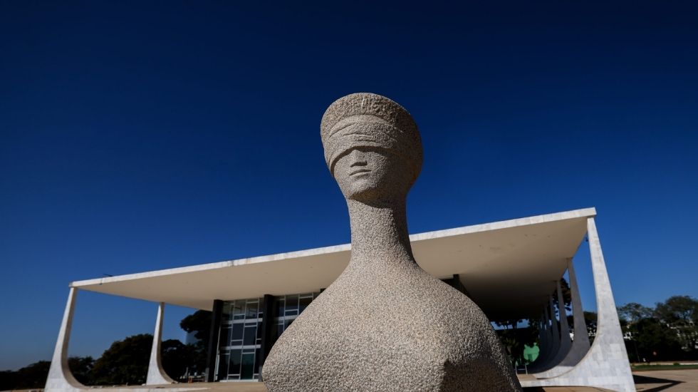 Sede do Supremo Tribunal Federal, em Brasília.
crédito: Gustavo Moreno/STF